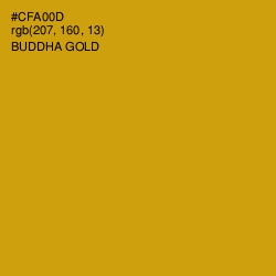 #CFA00D - Buddha Gold Color Image